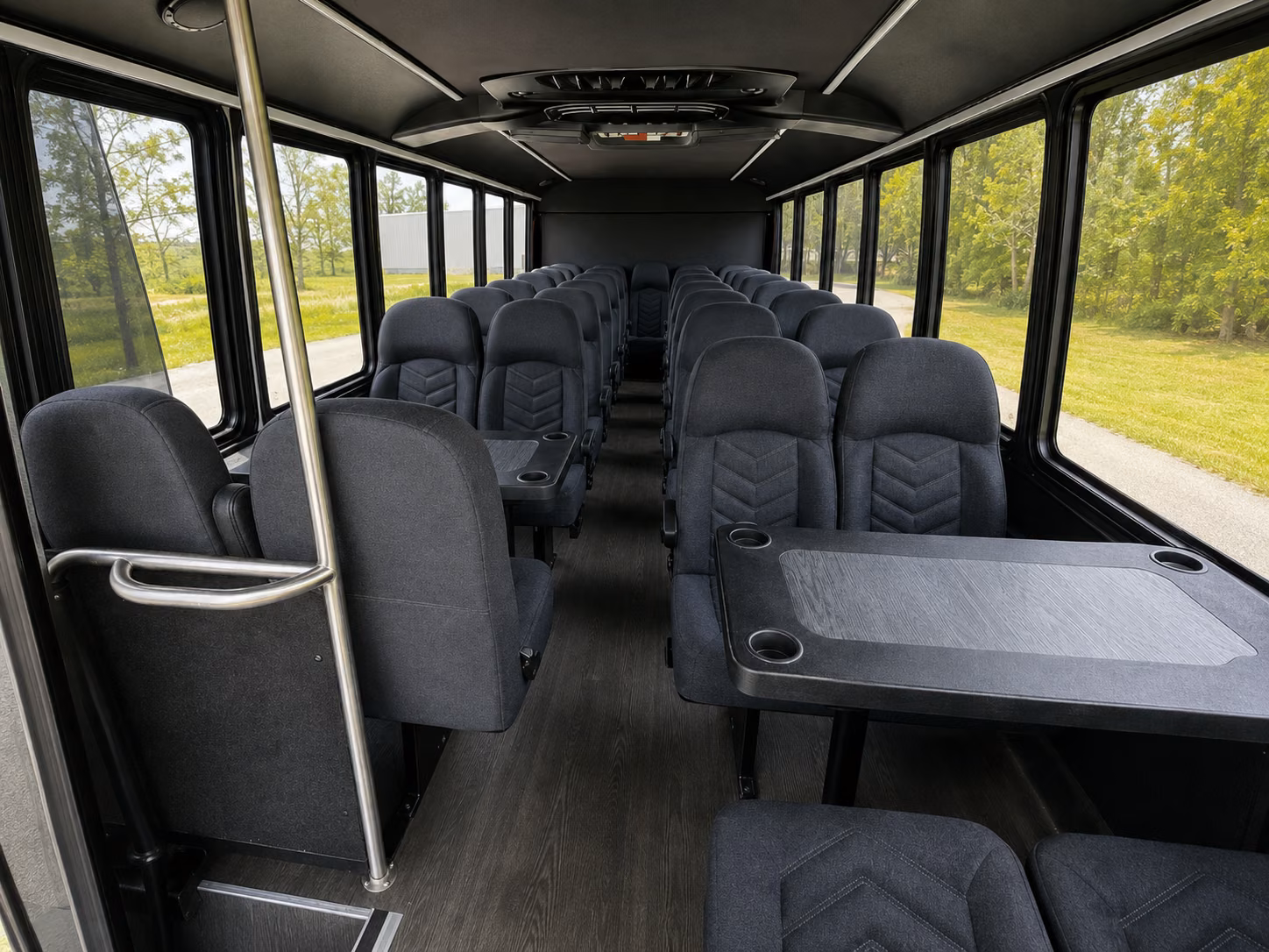 yonkers 18 passenger minibus inside