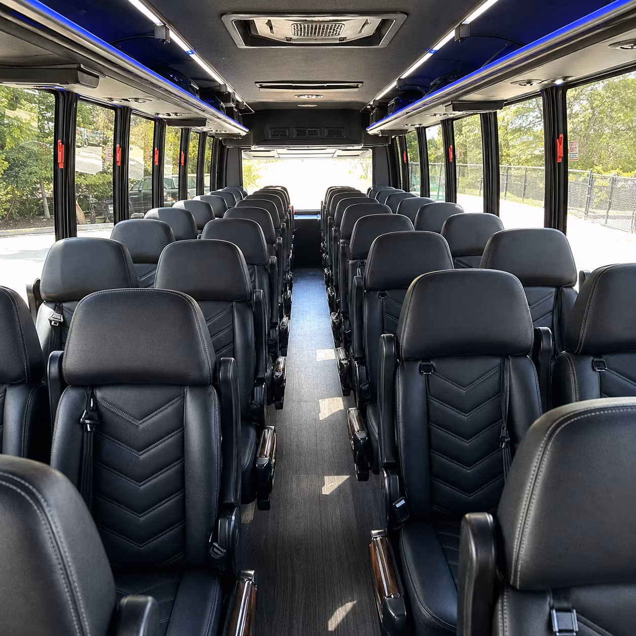 yonkers 25 passenger minibus inside