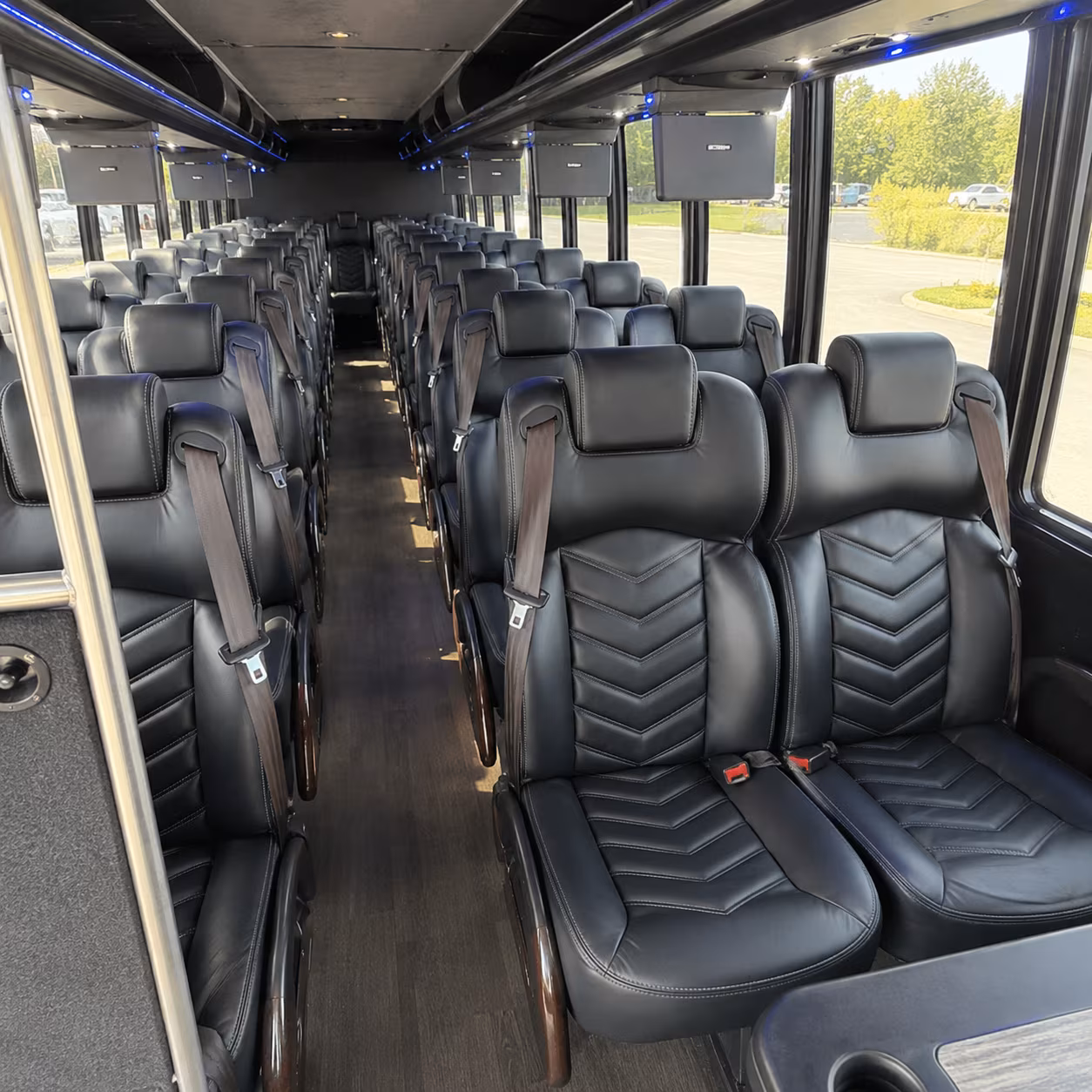 yonkers 28 passenger minibus inside