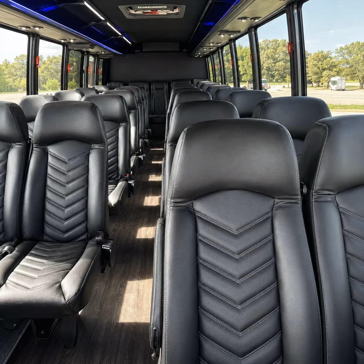 yonkers 30 passenger minibus interior