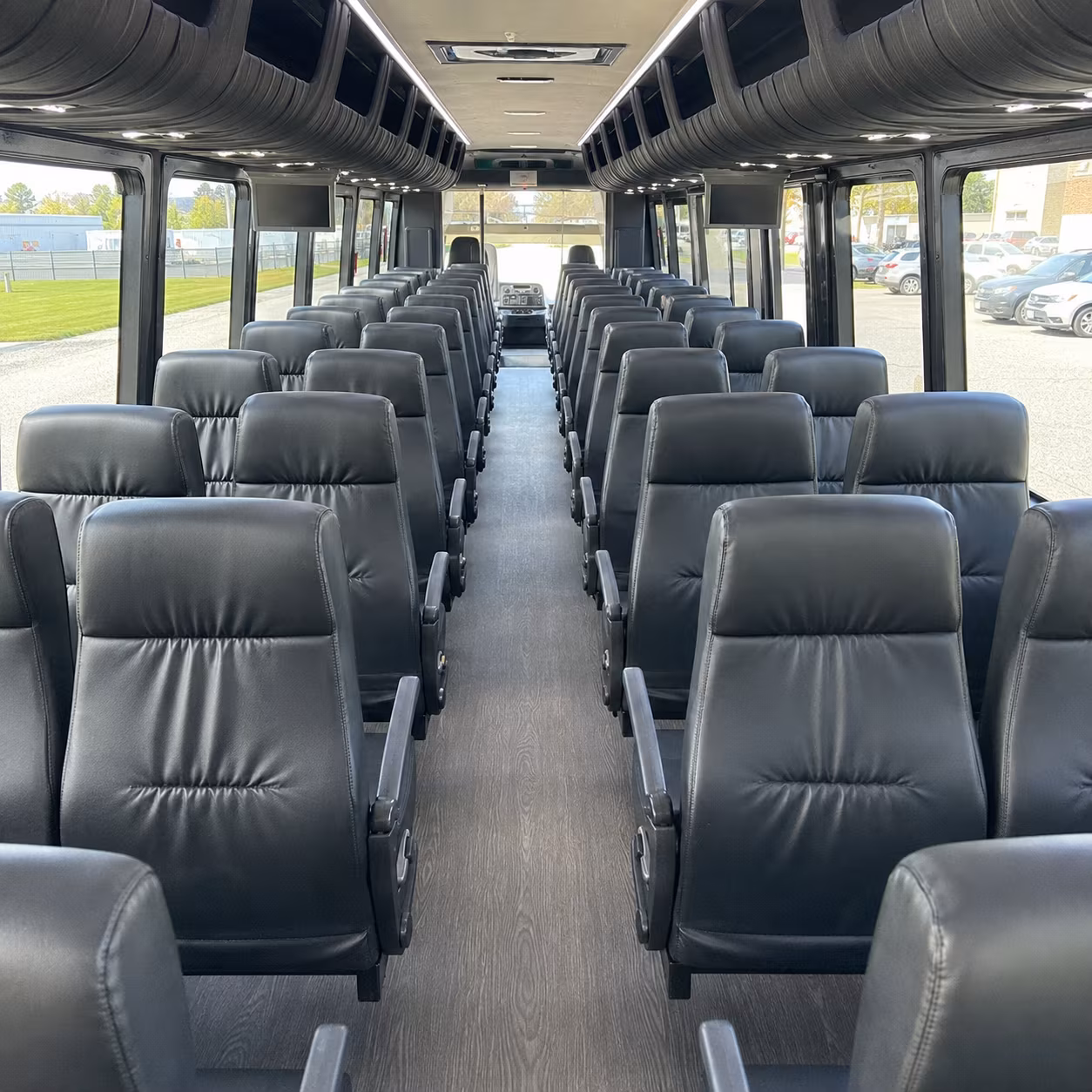yonkers 35 passenger minibus interior