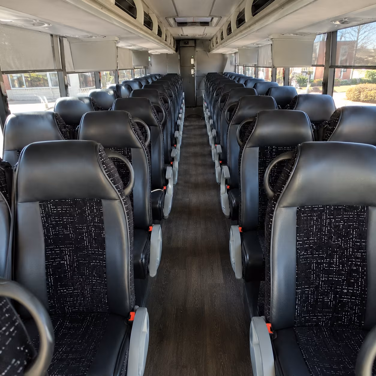 yonkers 54 passenger charter bus inside