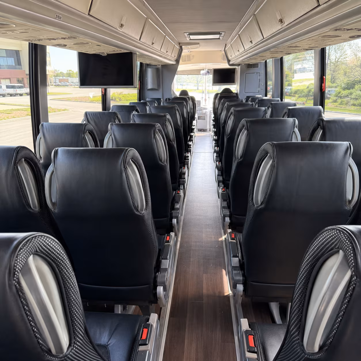 yonkers 56 passenger charter bus inside