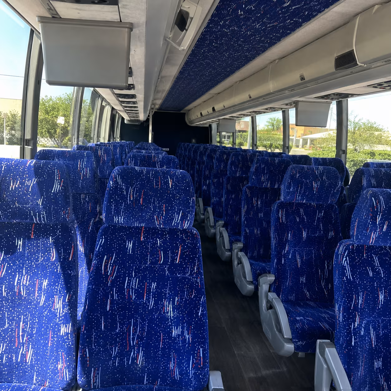 yonkers charter bus inside