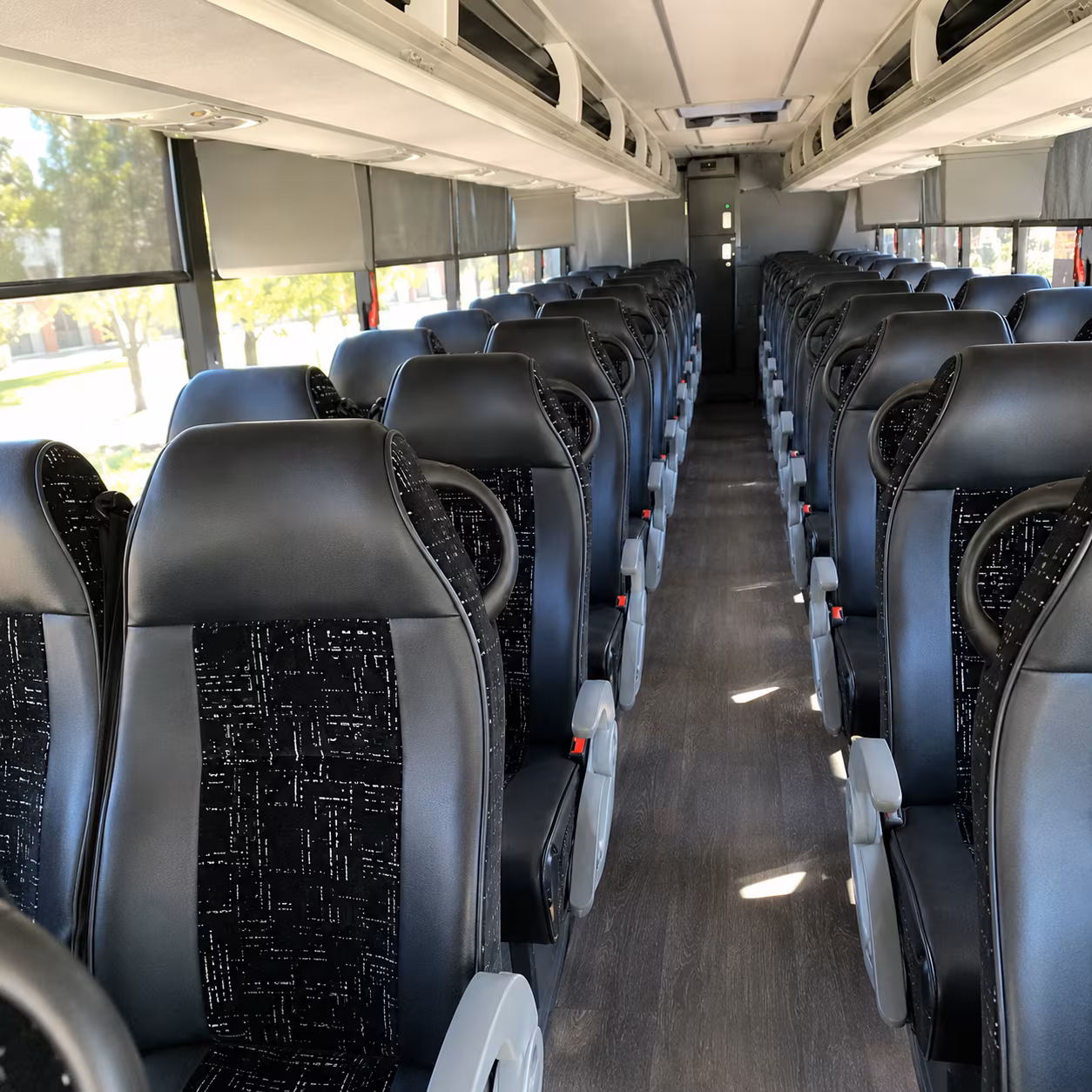 yonkers charter bus interior