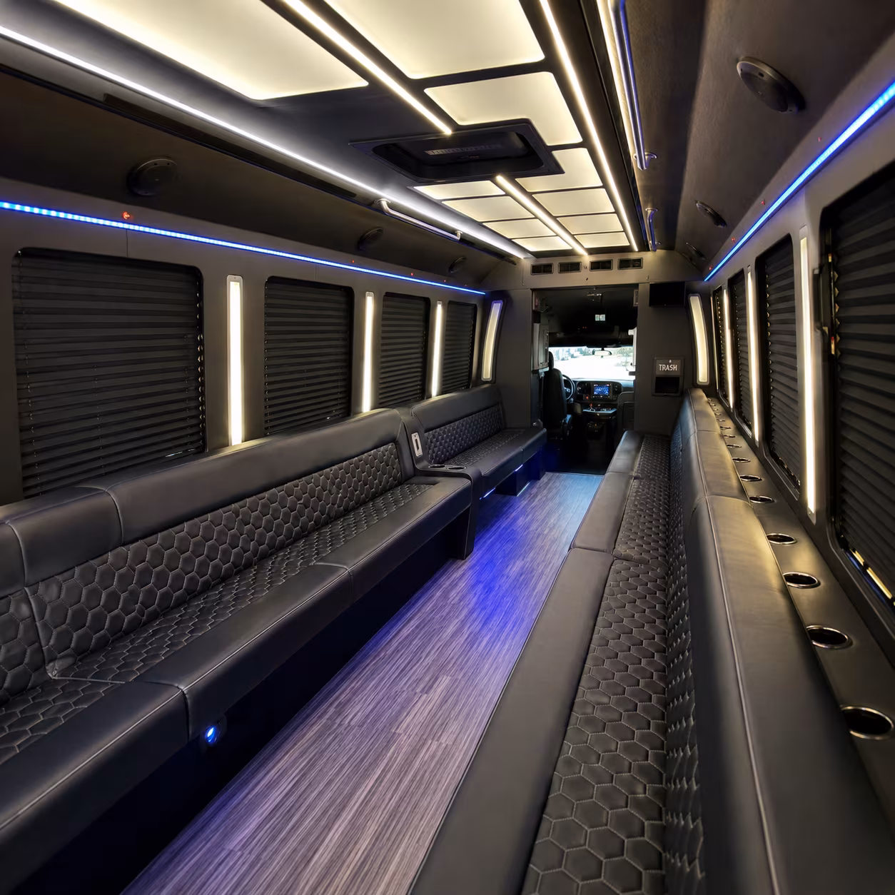 yonkers party bus interior